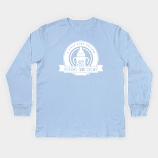 Bottles and Brews Kids Long Sleeve T-Shirt